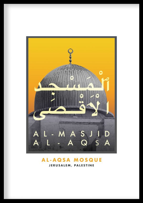 Masjid Al-Aqsa Vintage Poster