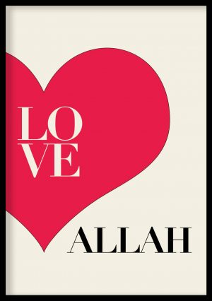 Love Allah Wall Art