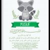 Muslim Kids Art Print, Surah An-Nas, Children Islamic Wall Art