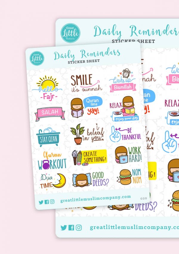 Daily Islamic Reminders Stickers
