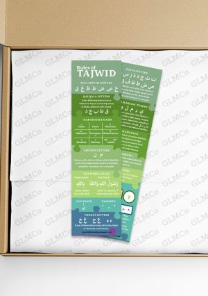 Rules of Tajwid / Tajwid Bookmark / tajweed bookmark