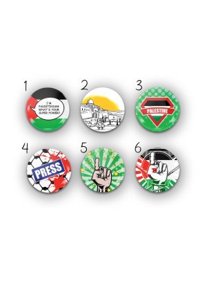 Palestine badge collection