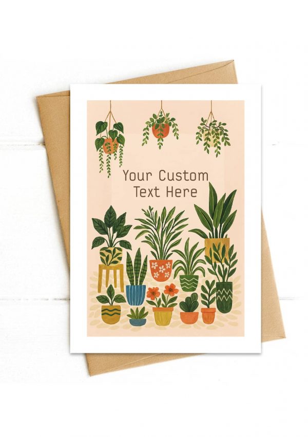 Muslim botanical greeting cards