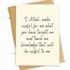 Custom Dua Greeting Card